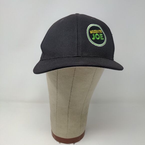 Mosquito Joe Mens FlexFit Hat Black Stretch Embroidered Logo Pest Control - Picture 2 of 10